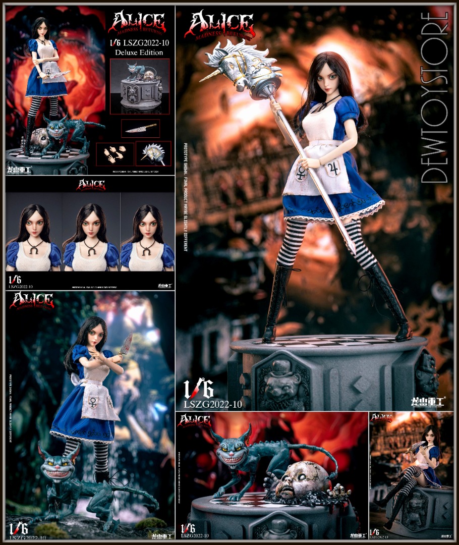 LongShan JinShu Alice Madness Returns 1/6 Scale Figure Unboxing & Review 
