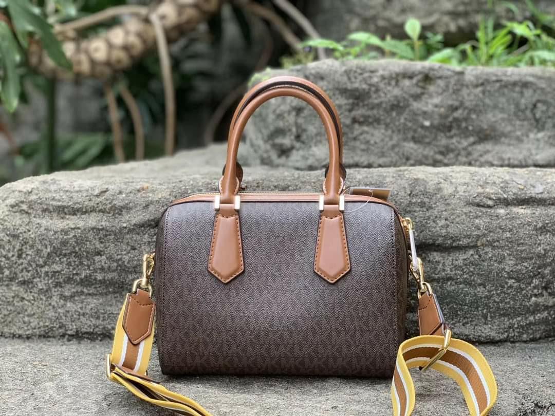 Michael kors hayes large duffle satchel bag deals