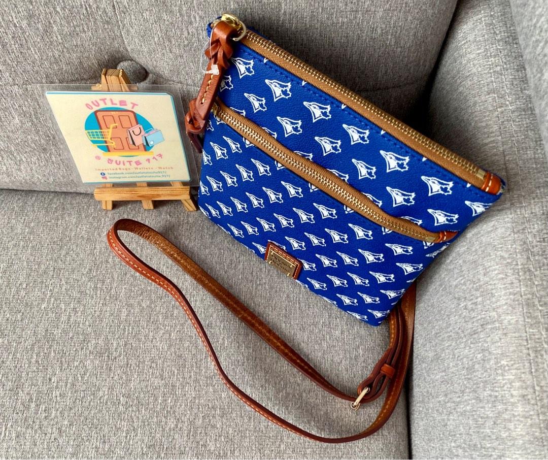 💯% Original Dooney & Bourke Blue Jays Double Zip Crossbody bag