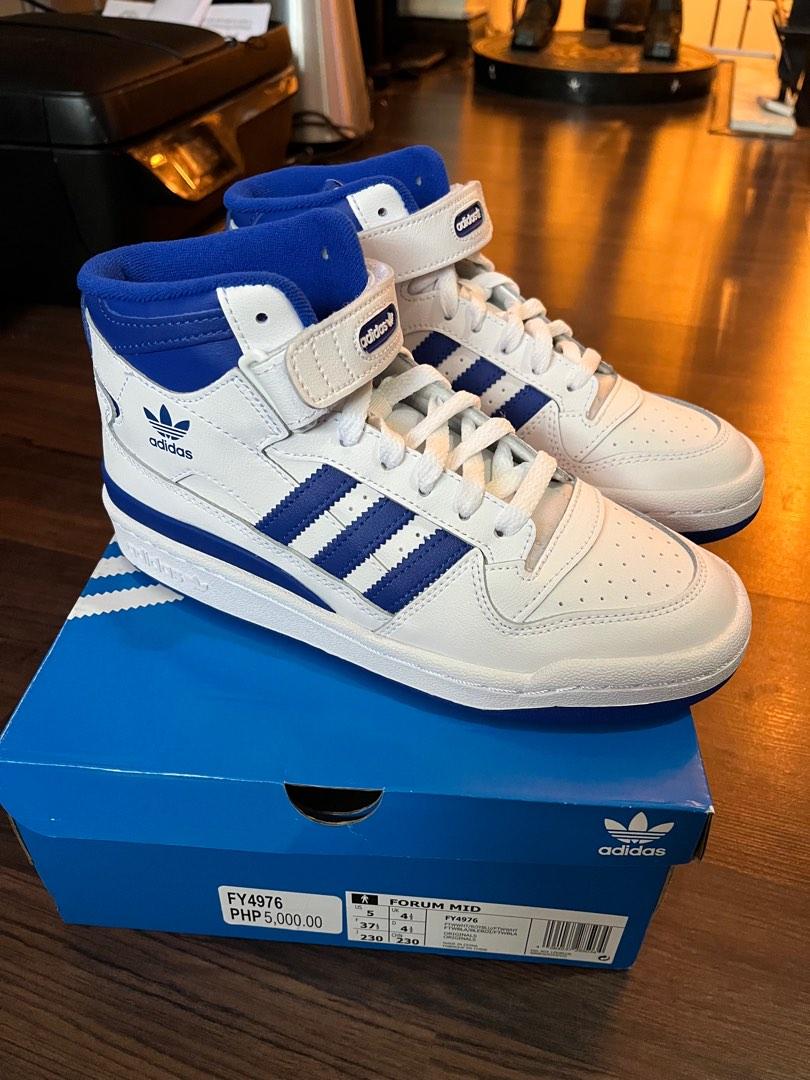 Adidas Forum mid, Women's Fashion, Footwear, Sneakers on Carousell