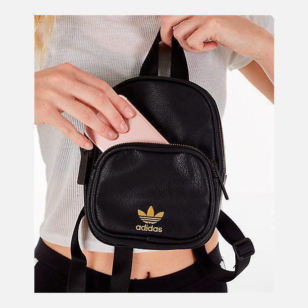 Adidas originals classic sales mini faux leather backpack