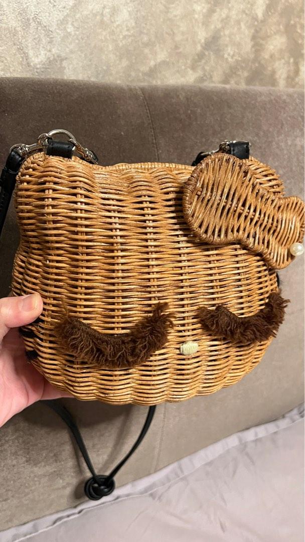 Wicker bum bag outlet