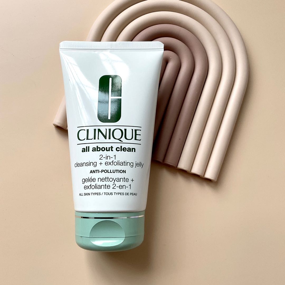 Clinique All About Clean 2in1 Cleansing + Exfoliating Jelly, Beauty