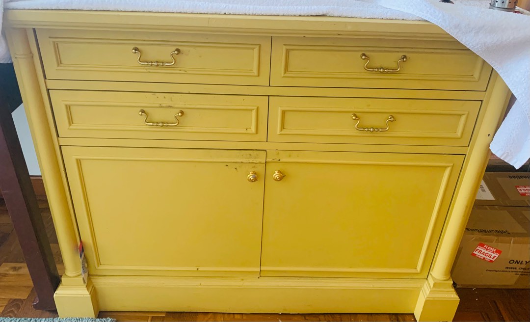 Antique Side Table with drawers, Furniture & Home Living, Furniture