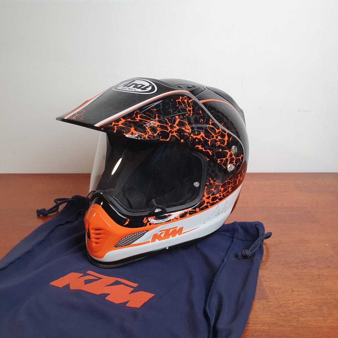Arai KTM Snipe X Fullface Helmet, NOT Shoei Bell HJC KYT NHK SHARK