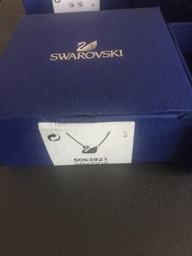 Authentic Swarovski BOXES ONLY for ring, earrings, necklace (Category: Luxury Accessories) located in Las Pinas. Submitted by pbb21 (Listing ID 1192121558, Image 2). Description: P250 per box Boxes can pass as new; no issues Selling the boxes ONLY (4 pcs total) 2 boxes for necklace (1 box Swarovski design SOLD) 1 box for ring - SOLD 1 box for earrings.