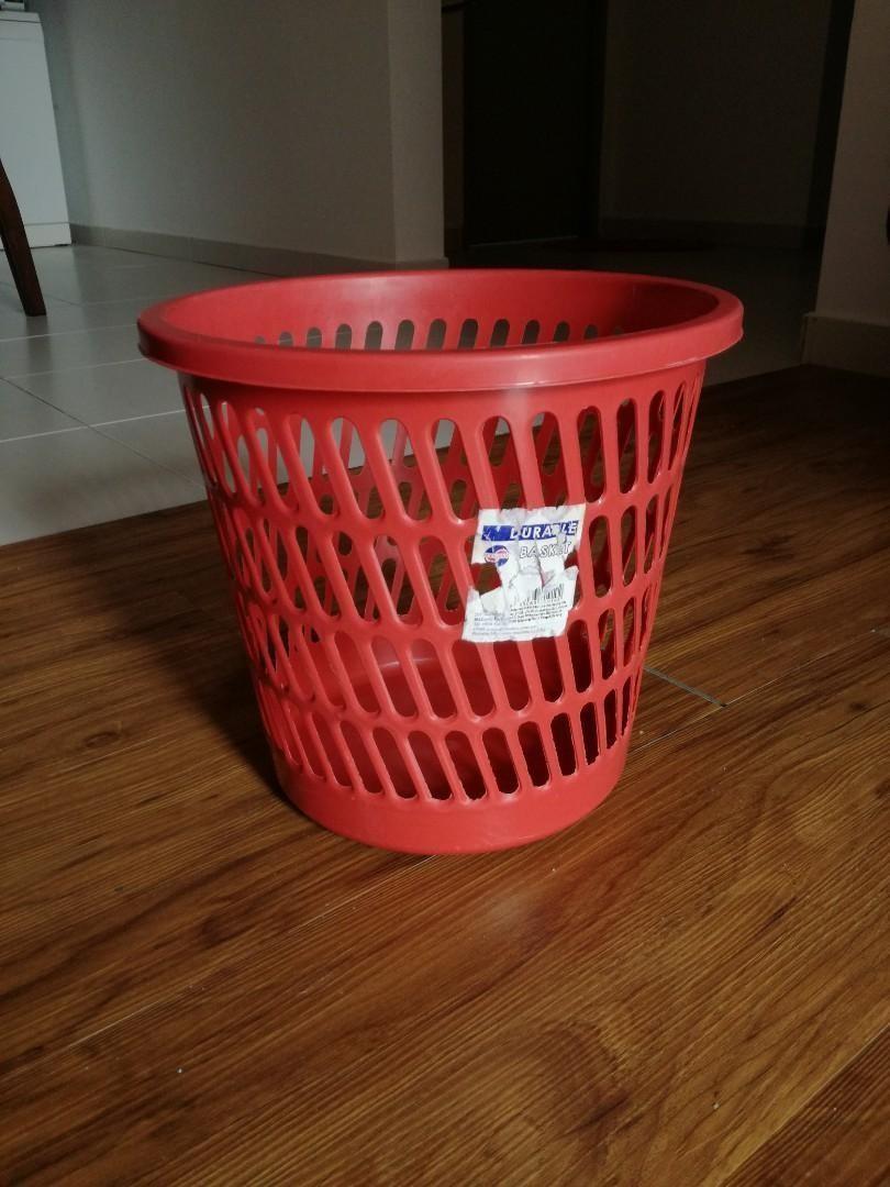 Basket garbage bin portable dustbin Tong Sampah Kapul all colors basket