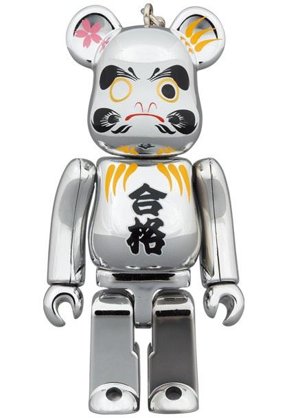 現貨」Bearbrick BE@RBRICK 銀達摩達磨合格銀メッキ400％, 興趣及遊戲