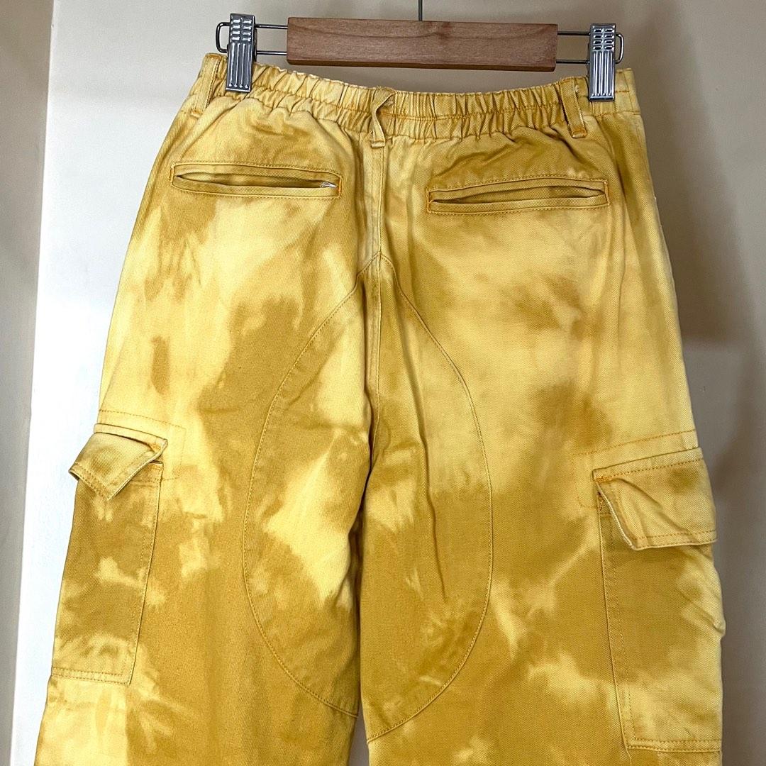 bleach tie dye cargo pants, Women's Fashion, Bottoms, Jeans on Carousell