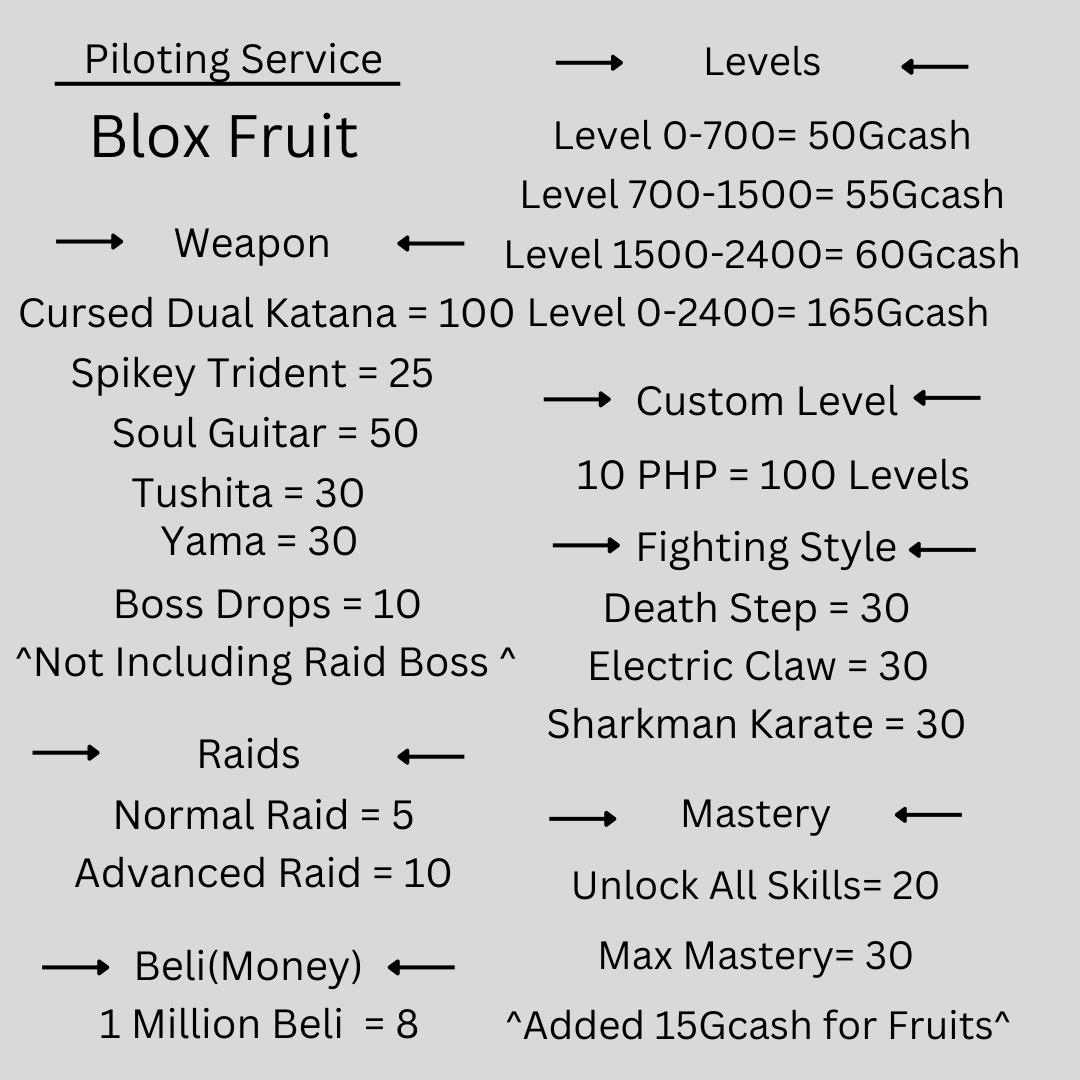 pilot for free : r/bloxfruits