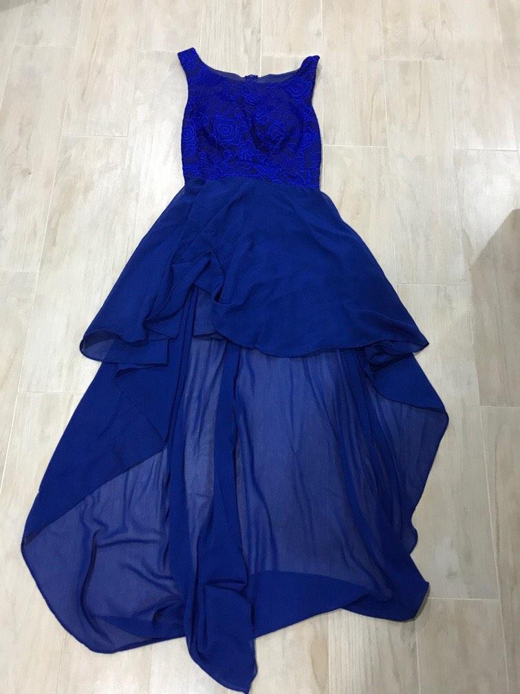Front short back long frock design discount