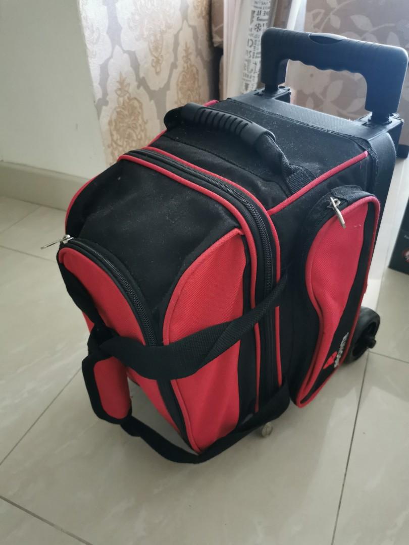 Bowling ball and bag set, Sports Equipment, Sports & Games, Racket