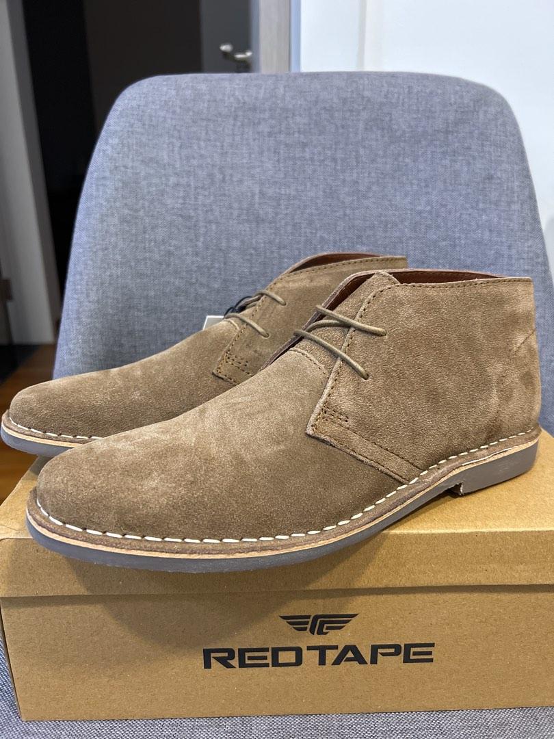 Red tape gobi suede men's desert boots sale