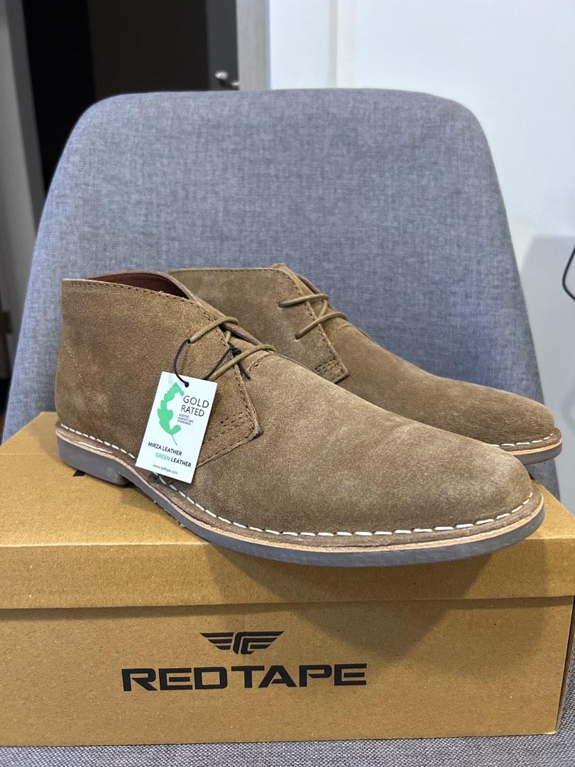 Red tape discount desert boots