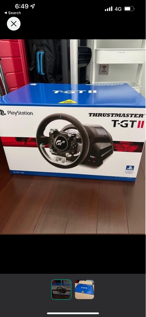 Thrustmaster TGT Wheel and Pedal Set w/ Control Selectors for PS4, 5, & PC  