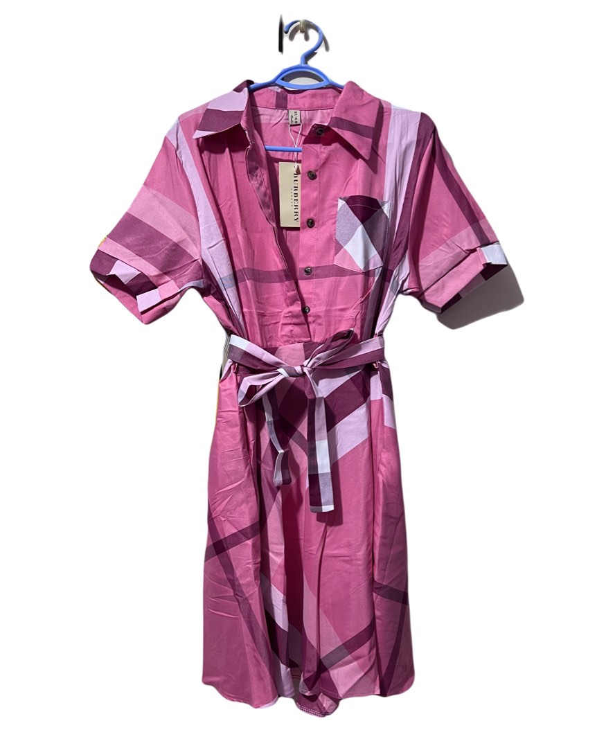 Burberry pink dress Women s Fashion Dresses Sets Dresses on