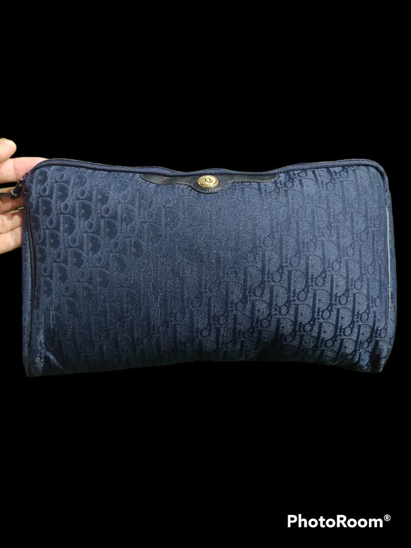SALE) Christian Dior Trotter Canvas Clutch Second Bag Pouch Case