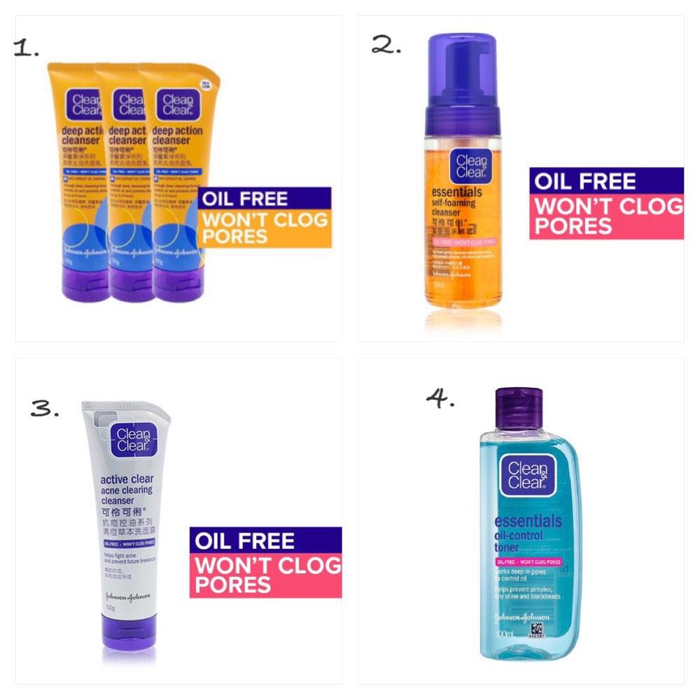 Clean & Clear Skincare Products, Beauty & Personal Care, Face, Face