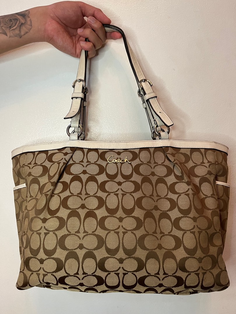 Coach fabric shop tote