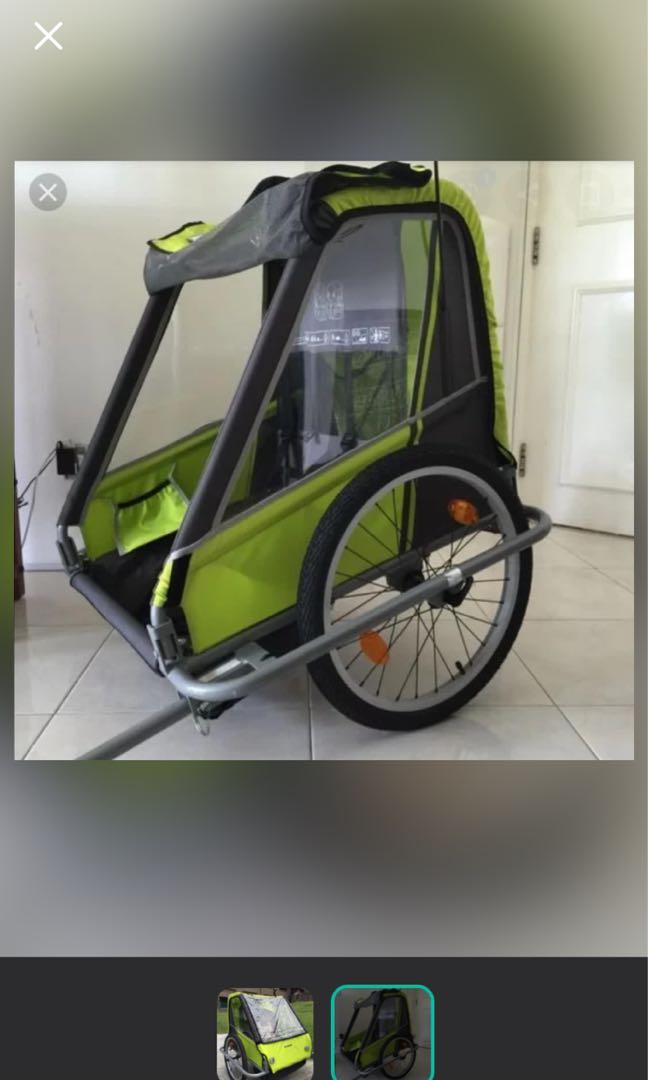 Decathlon bicycle trailer cart bike kids children child, Sports