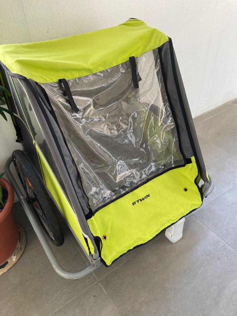 Decathlon bicycle trailer cart bike kids children child, Sports Equipment, Bicycles & Parts