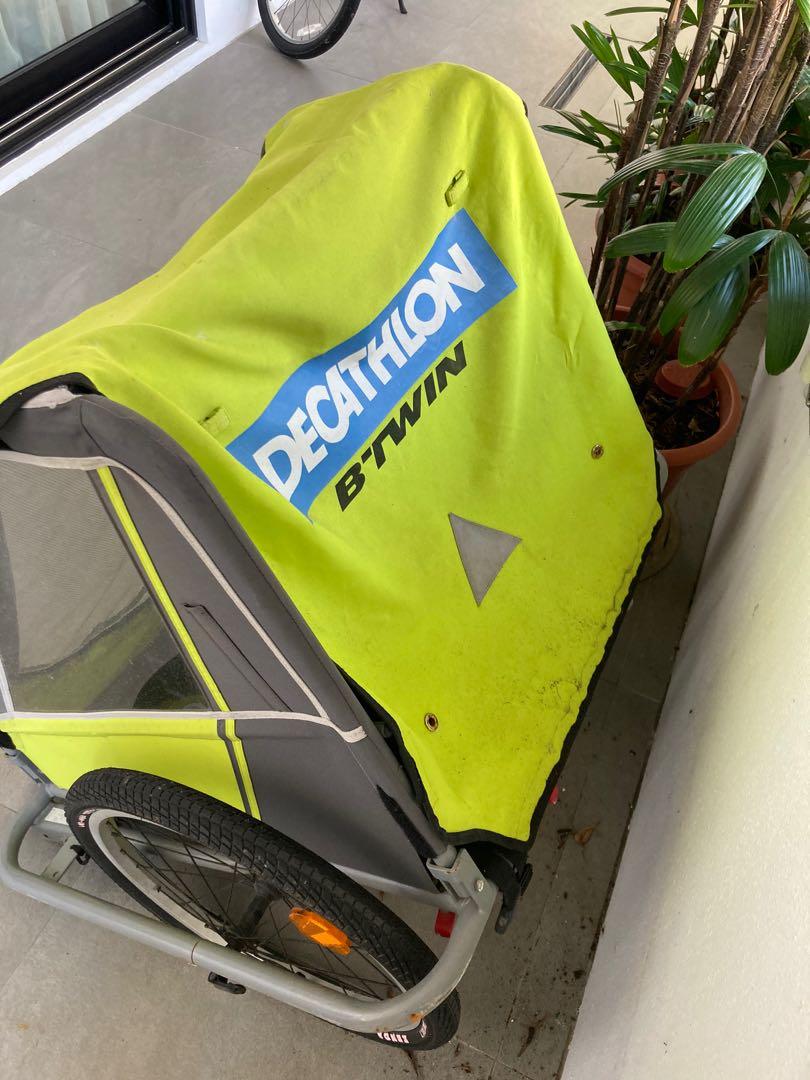 Decathlon bicycle trailer cart bike kids children child, Sports Equipment, Bicycles & Parts