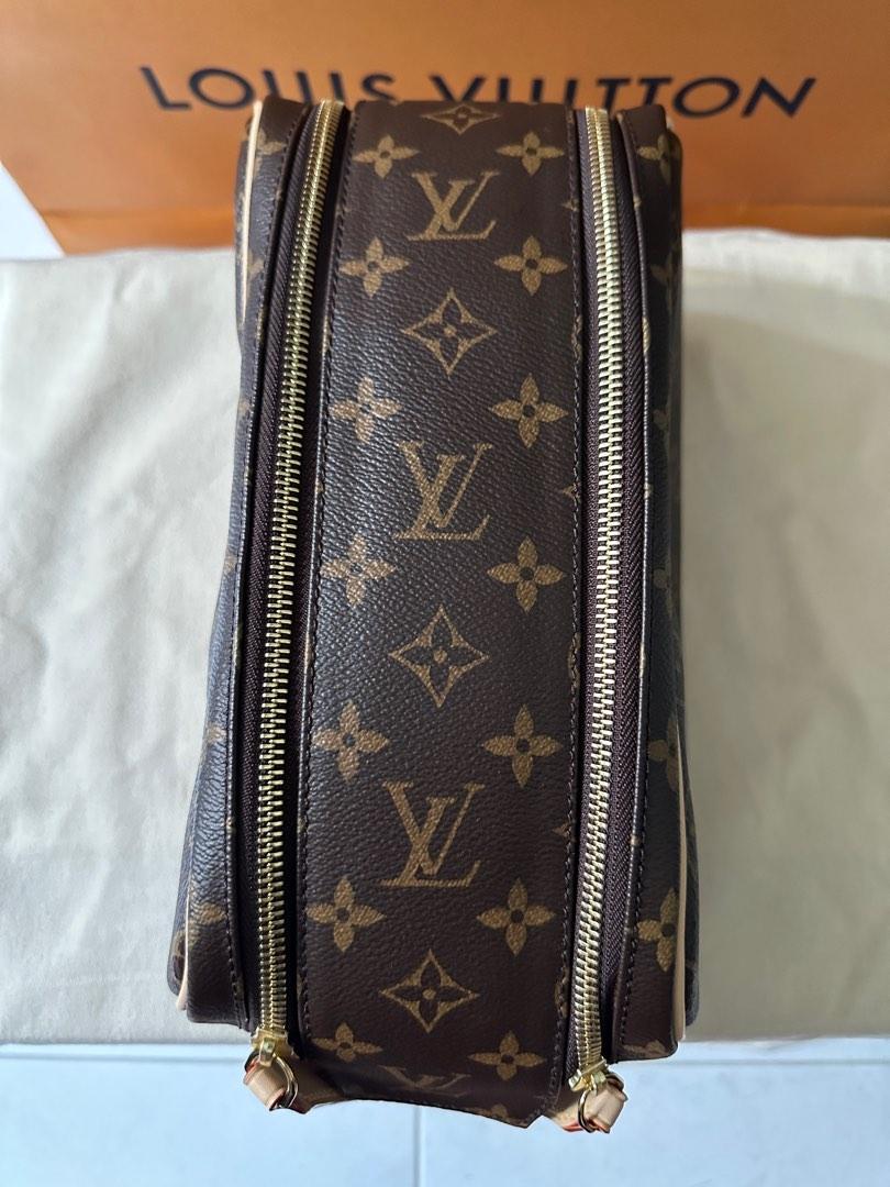 Authentic Louis Vuitton Monogram Dopp Kit Travel Pouch Purse M44494