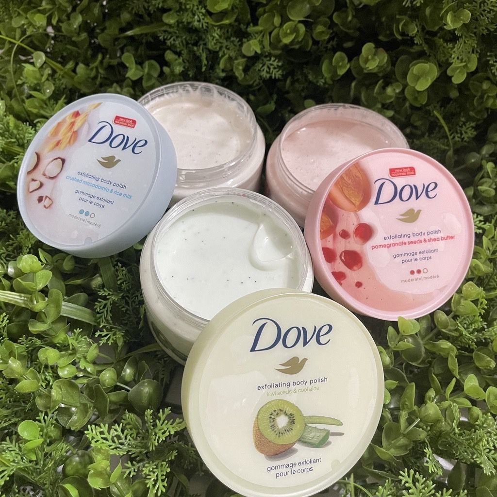 DOVE BODY SCRUB EXFOLIATING BODY POLISH SEEDS BODY SCRUB, Beauty