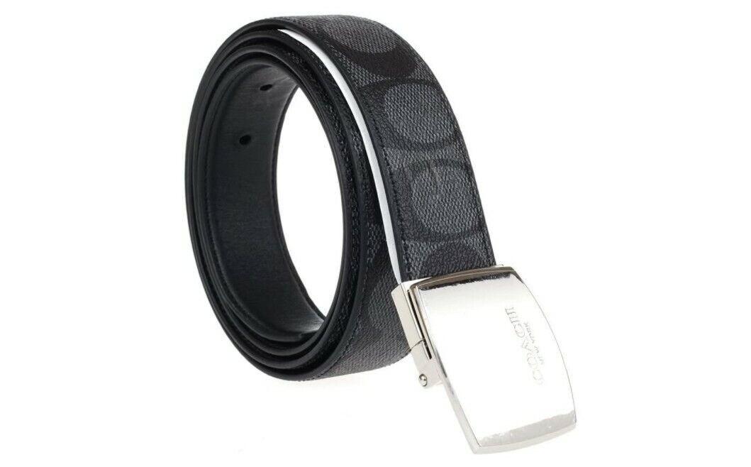 Dress Plaque Cut To Size Reversible Belt In Signature Canvas F64828