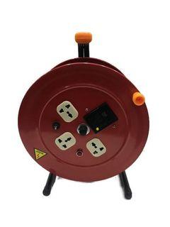 Electrical Outlet Extension Cord with Reel Available in 30 & 50 Meters