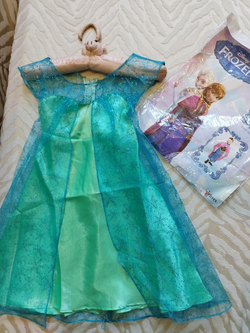 Elsa Frozen Dress Gown, Babies & Kids, Babies & Kids Fashion on Carousell