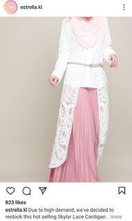 Estrella Kl long lace cardigan