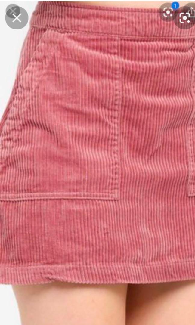 Factorie Cord corduroy Dusty Pink Skirt