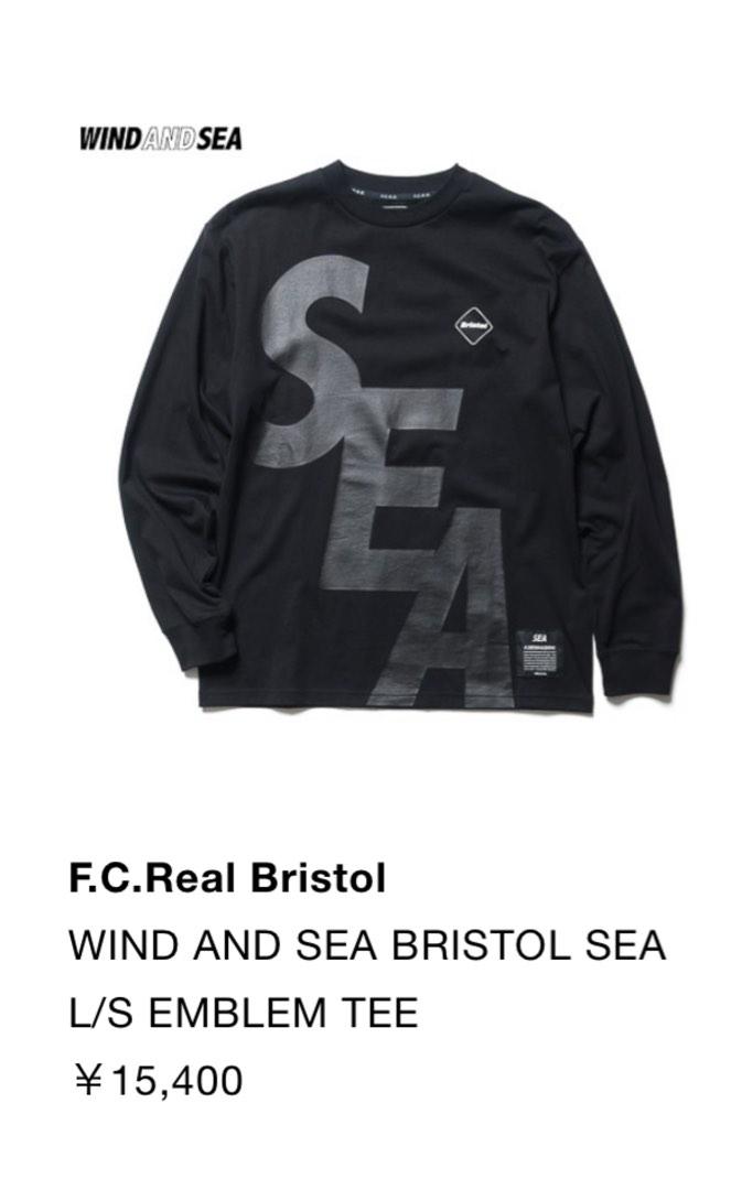 F.C.Real Bristol WIND AND SEA BRISTOL SEA L/S EMBLEM TEE, 男裝