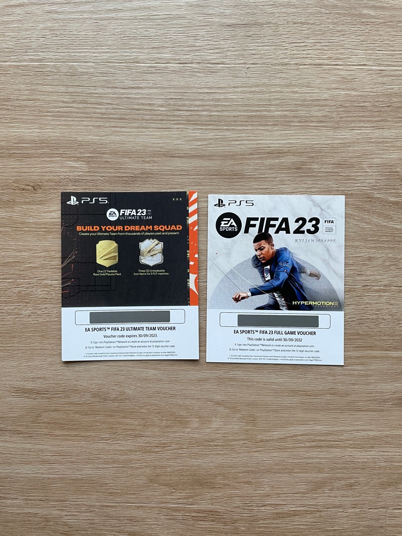Fifa 23 full game and ultimate team voucher, Video Gaming, Video Games