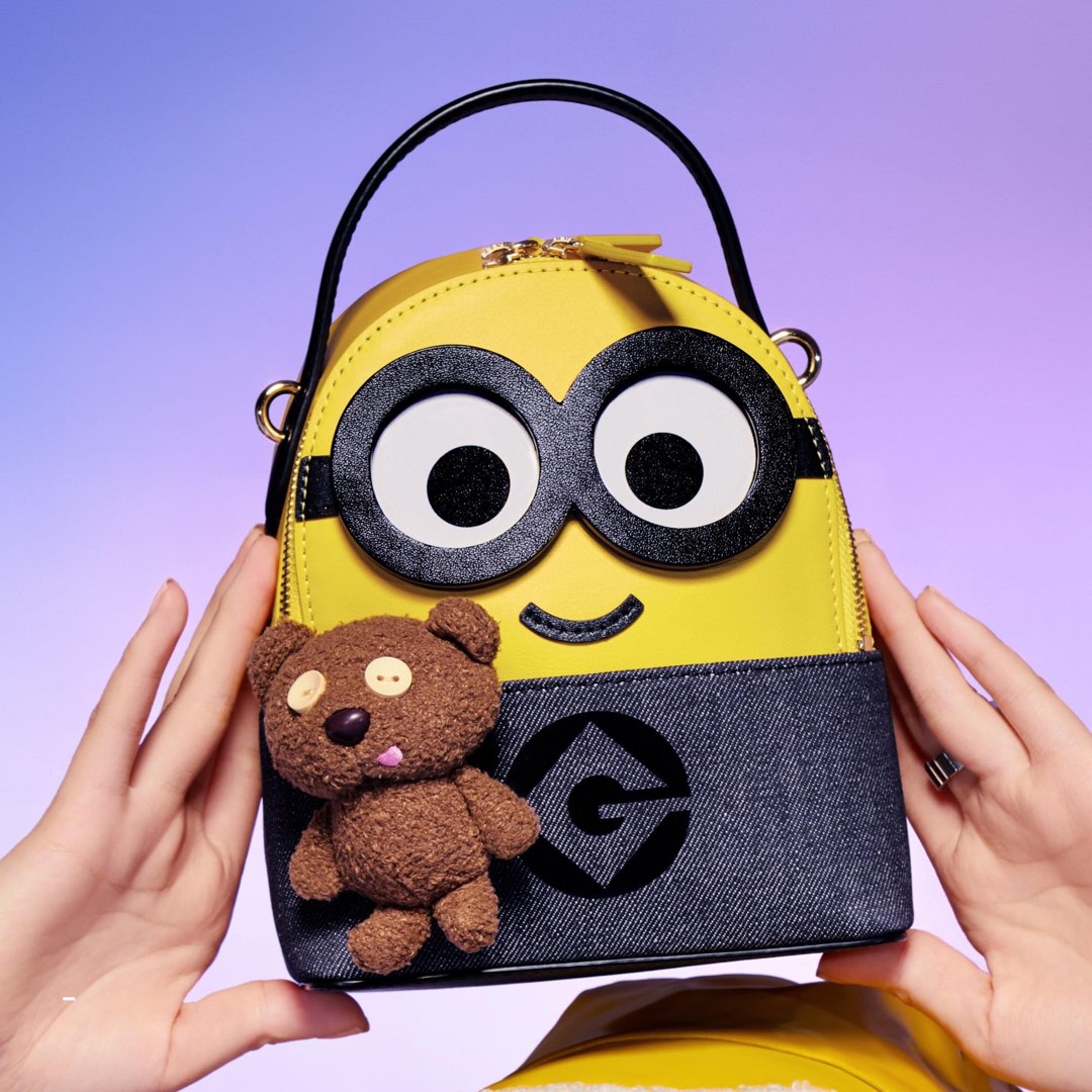 Minions Leather Nano Handbag (Bear) - Sogo