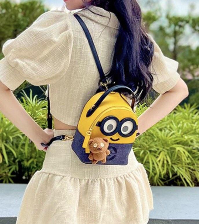 Minions Leather Nano Handbag (Bear) - Sogo