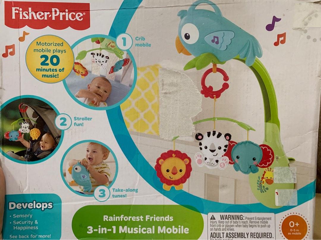 Fisher Price 3 in 1 Musical Mobile, Babies & Kids, Infant Playtime on