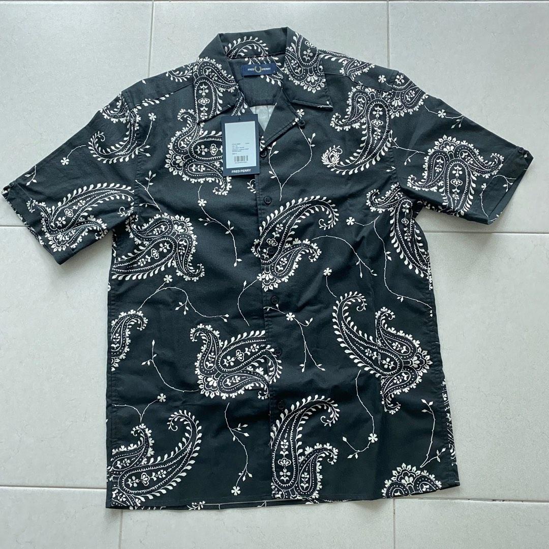 Fred perry paisley shirt online