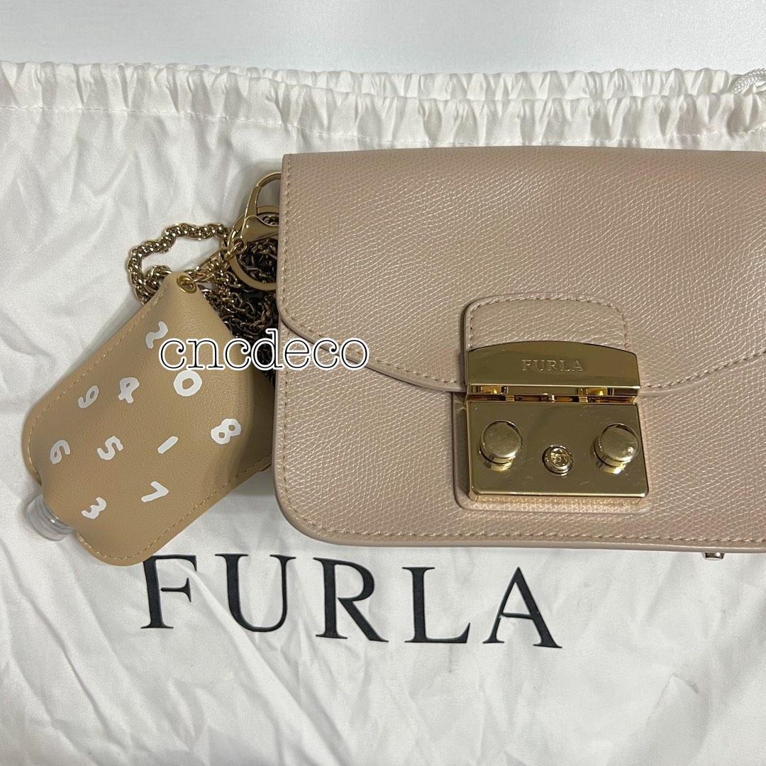 Furla METROPOLIS MINI CROSSBODY Across Body Bag Pergamena/beige