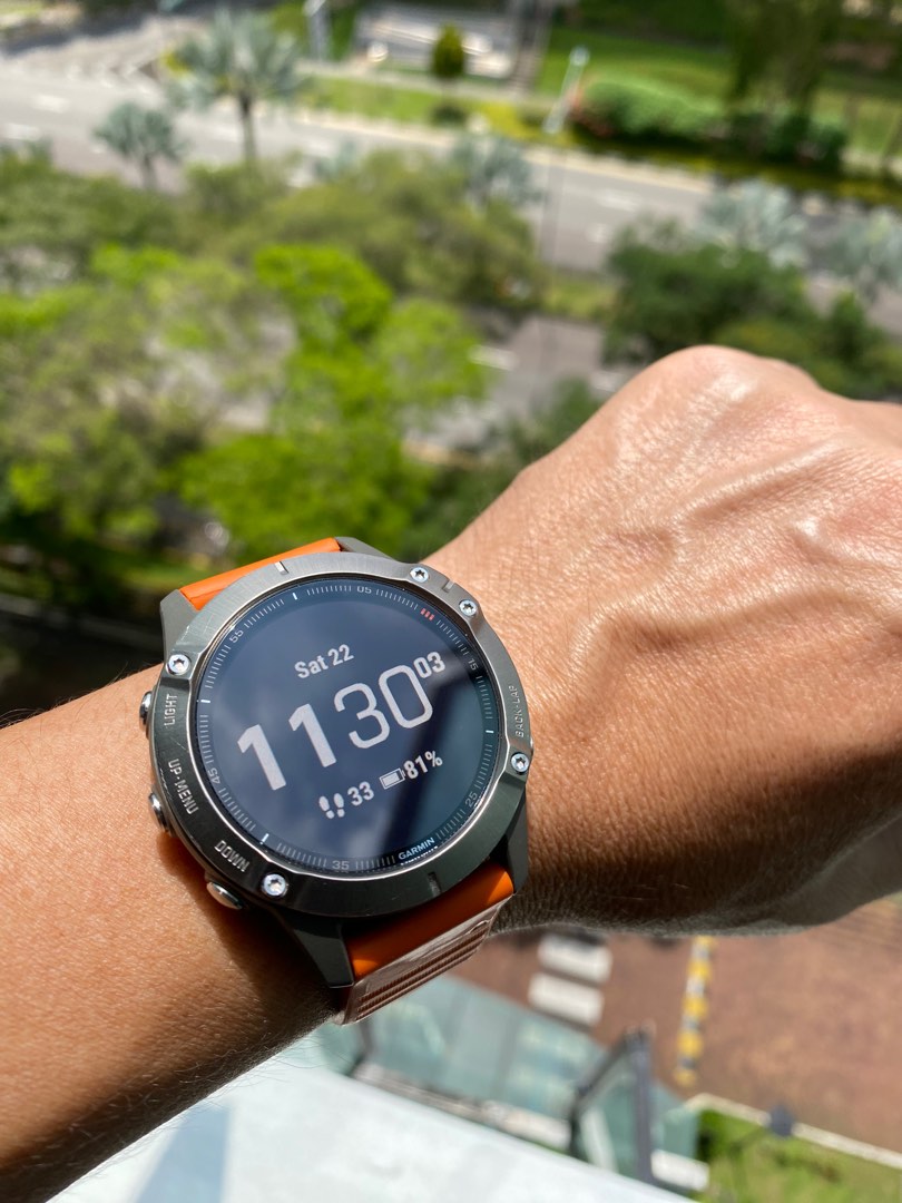 Garmin fenix 6 titanium hot sale