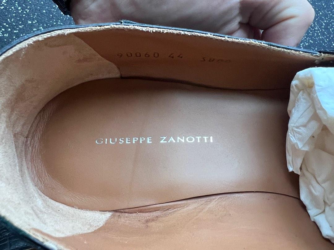 Giuseppe Zanotti black croc effect leather dress shoes for men men s black formal shoes mens black party shoes moccasin s loafers for men RRP