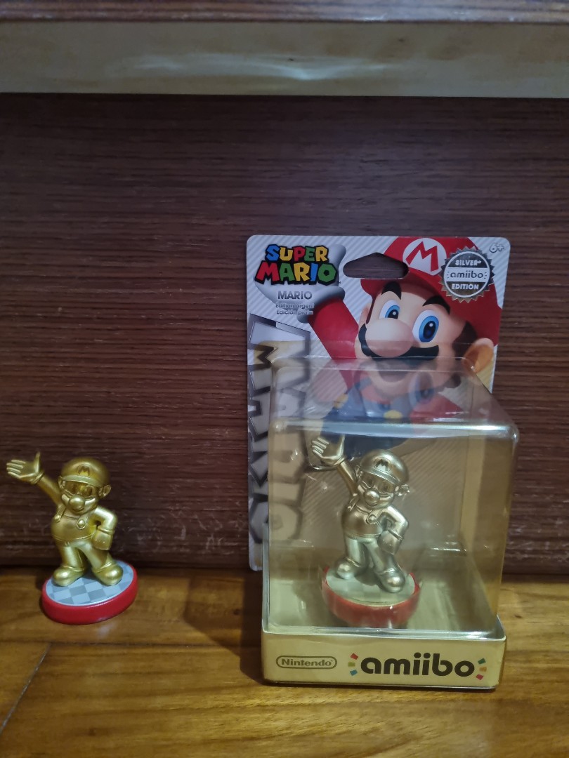 Nintendo Mario Silver Edition Amiibo Super Bros Figure Our Shop Offers