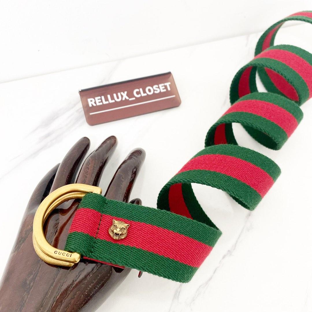 Gucci d top ring belt