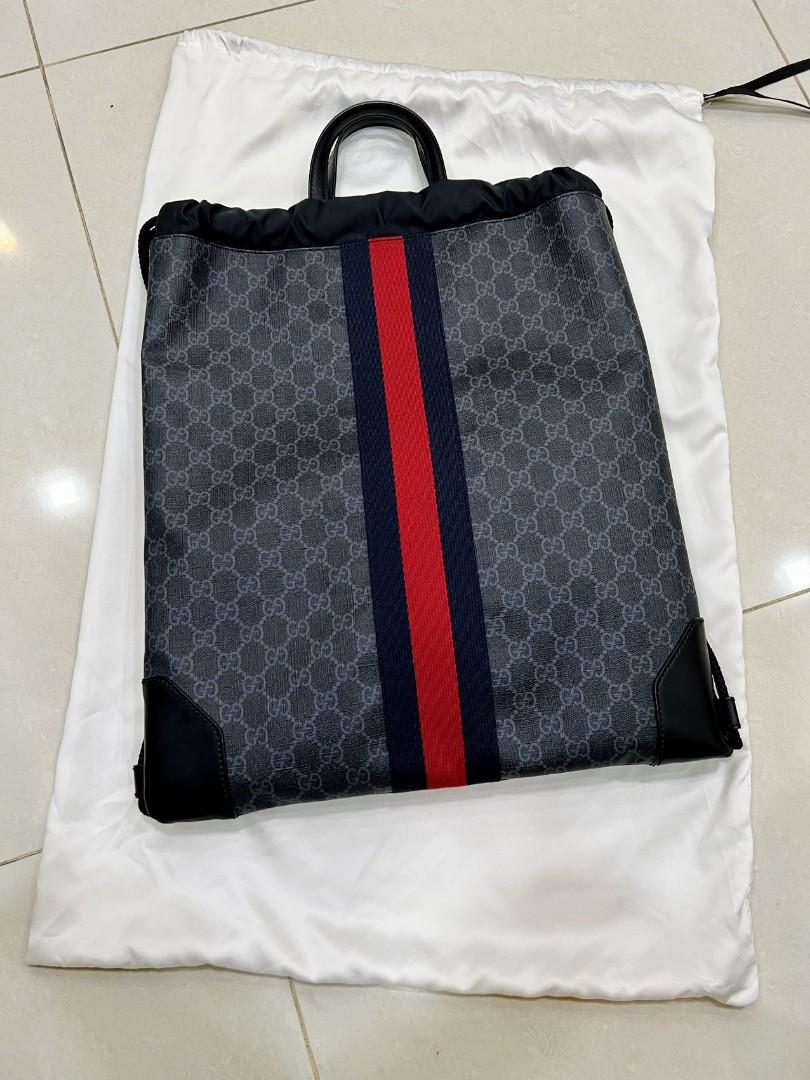 Gucci Soft Supreme Drawstring Backpack