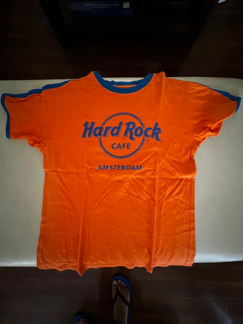 Hard Rock Amsterdam, Men's Fashion, Tops & Sets, Tshirts & Polo Shirts