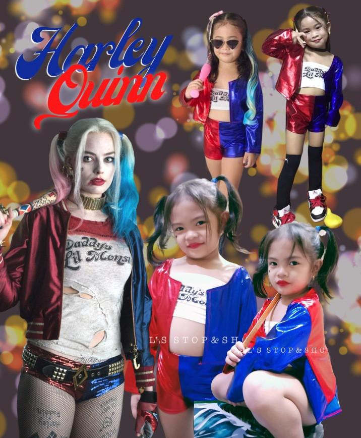 Harley Quinn Kids Halloween Costume, Babies & Kids, Babies & Kids Fashion on Carousell