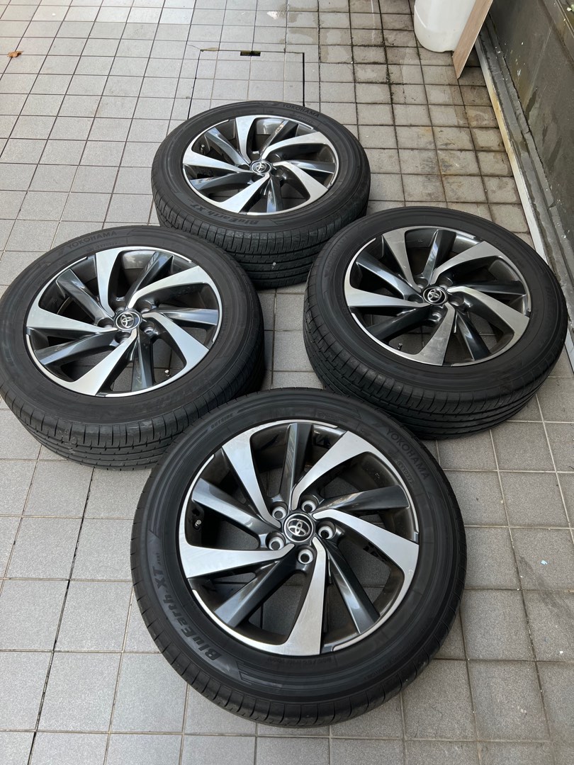 Harrier Smart Rim Harrier Turbo Rims and Tyres, Car Accessories, Tyres & Rims on Carousell