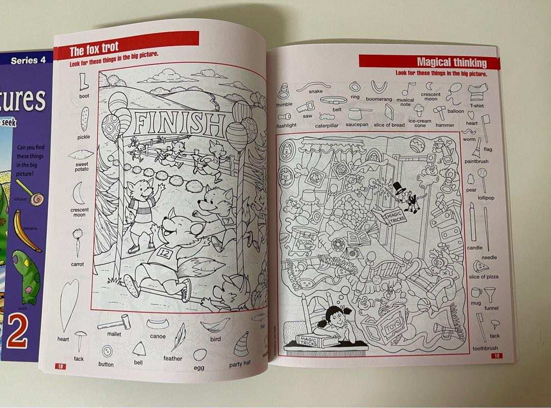 [Children Book] Hidden Pictures Series 4 , Hobbies & Toys, Books
