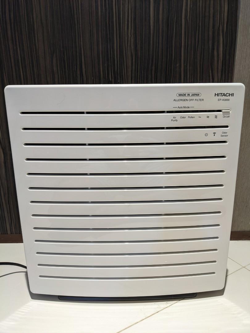 Hitachi Air Purifier with new HEPA filter, TV & Home Appliances, Air